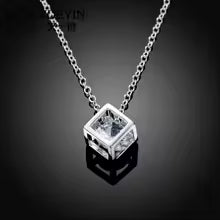 Colar prata com cristal