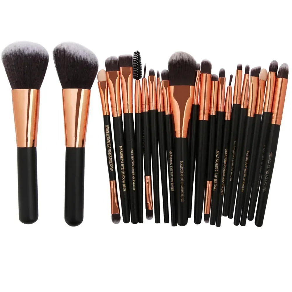 O melhor kit de pincéis de maquiagem profissional (3/13/22 peças