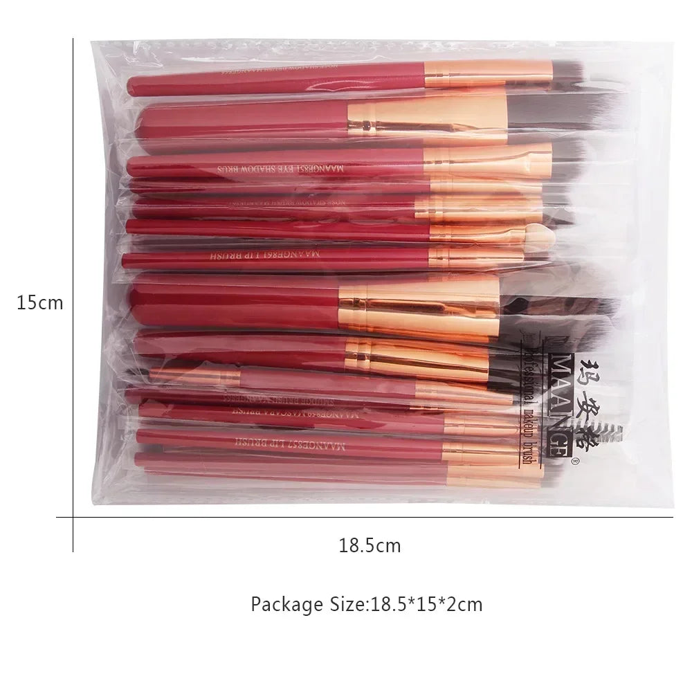 O melhor kit de pincéis de maquiagem profissional (3/13/22 peças