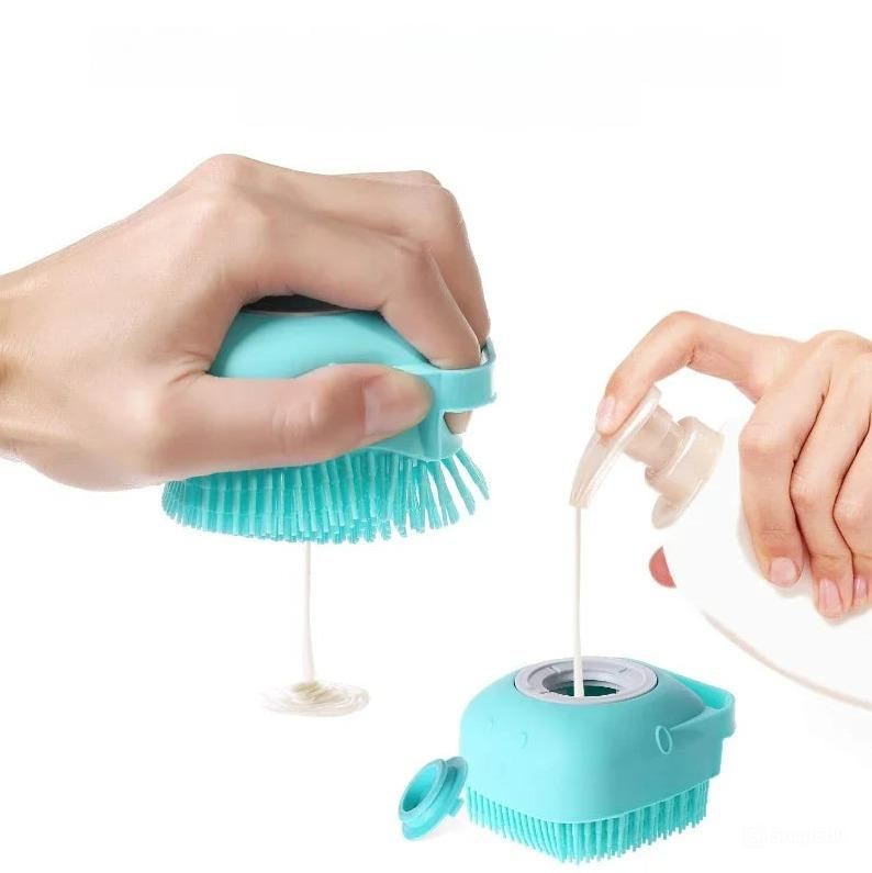 Escova de Banho e Massagem 2 em 1 para Pets