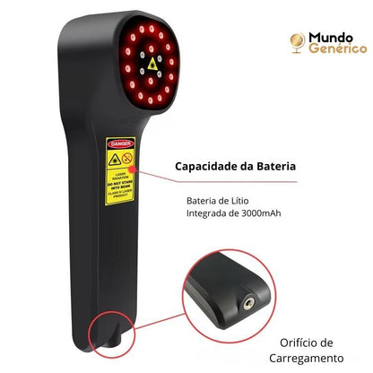 Dispositivo Portátil de Laser para Alívio da Dor e Cicatrização em Humanos e Animais!