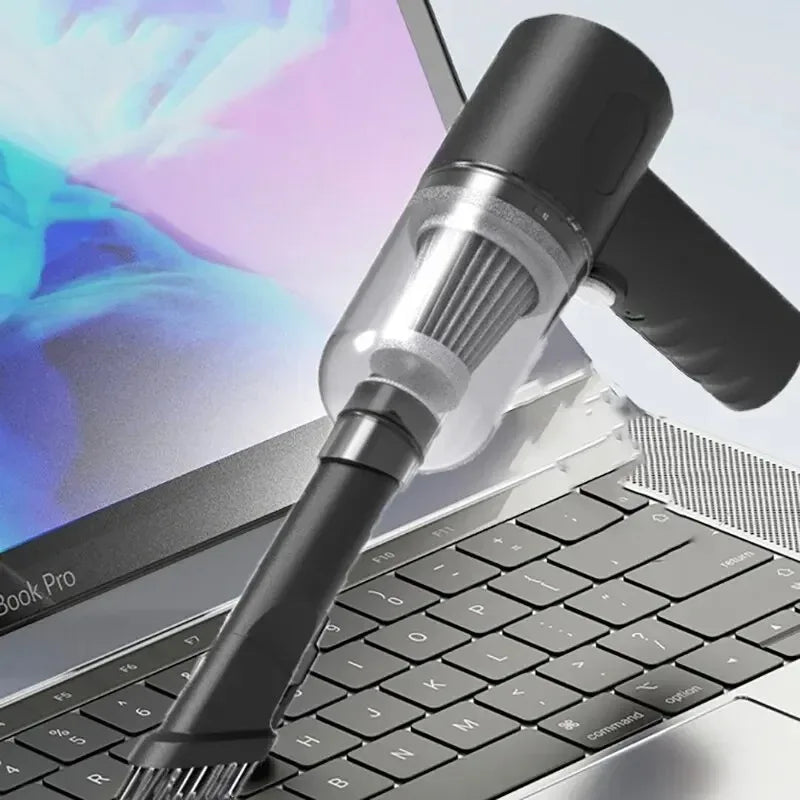 Aspirador de Pó Sem Fio Portátil 9000Pa – Limpeza Prática em Qualquer Lugar!