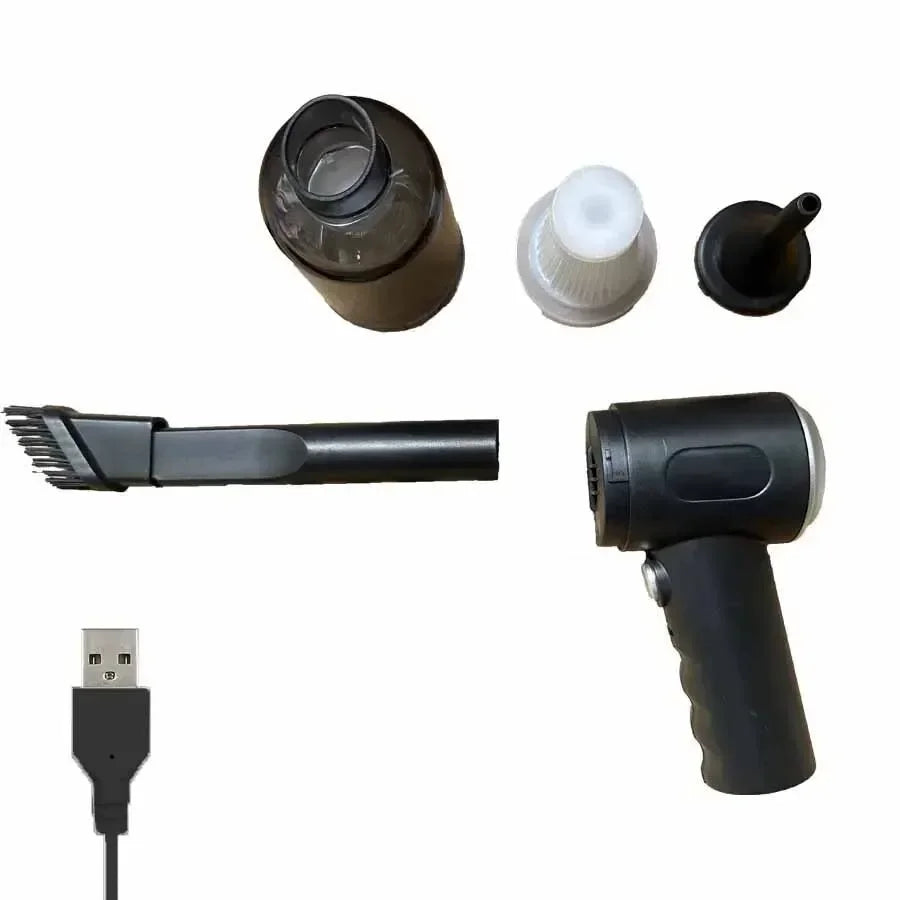 Aspirador de Pó Sem Fio Portátil 9000Pa – Limpeza Prática em Qualquer Lugar!