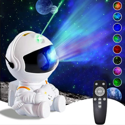 Projetor Espacial Galaxy Night Light - Lâmpada LED de Estrelas e Nebulosa para Decoração de Quarto