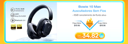 Fone Gamer Baseus GH02 – Wireless/Bluetooth/Cabo, RGB, Microfone, Som Imersivo com Driver 40mm