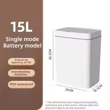 Lixeira Inteligente 15L- Tudo mais prático e moderno para sua casa e seu bem estar