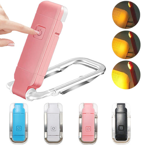 Mini Luminária ClipRead™ – Luz LED USB com Temporizador